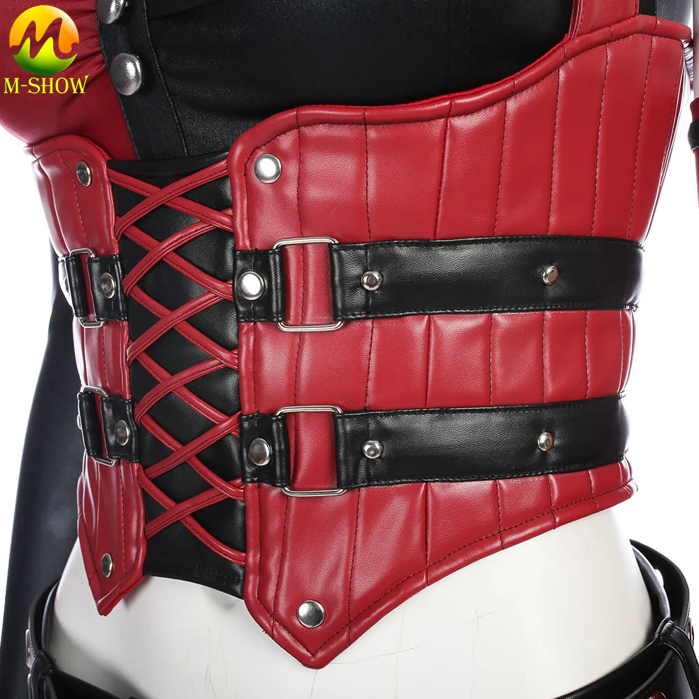 Женский костюм для косплея летучая мышь Аркхэм-Сити Харли привлекательный наряд