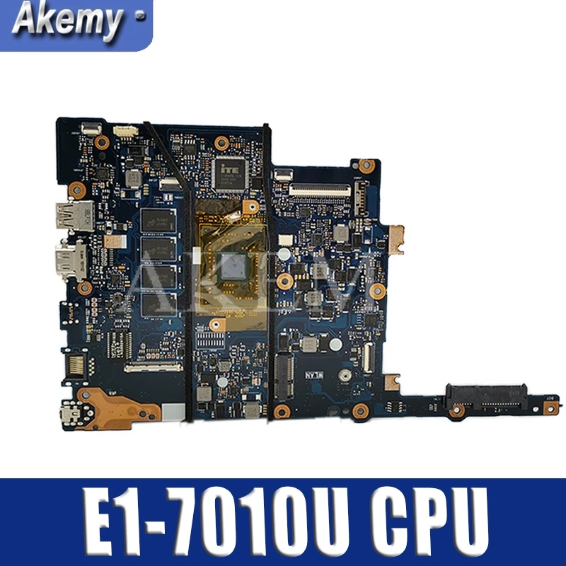 SAMXINNO For Asus E402 E402Y E402YA Laotop Mainboard Motherboard with E1 7010U CPU|Материнские платы| |