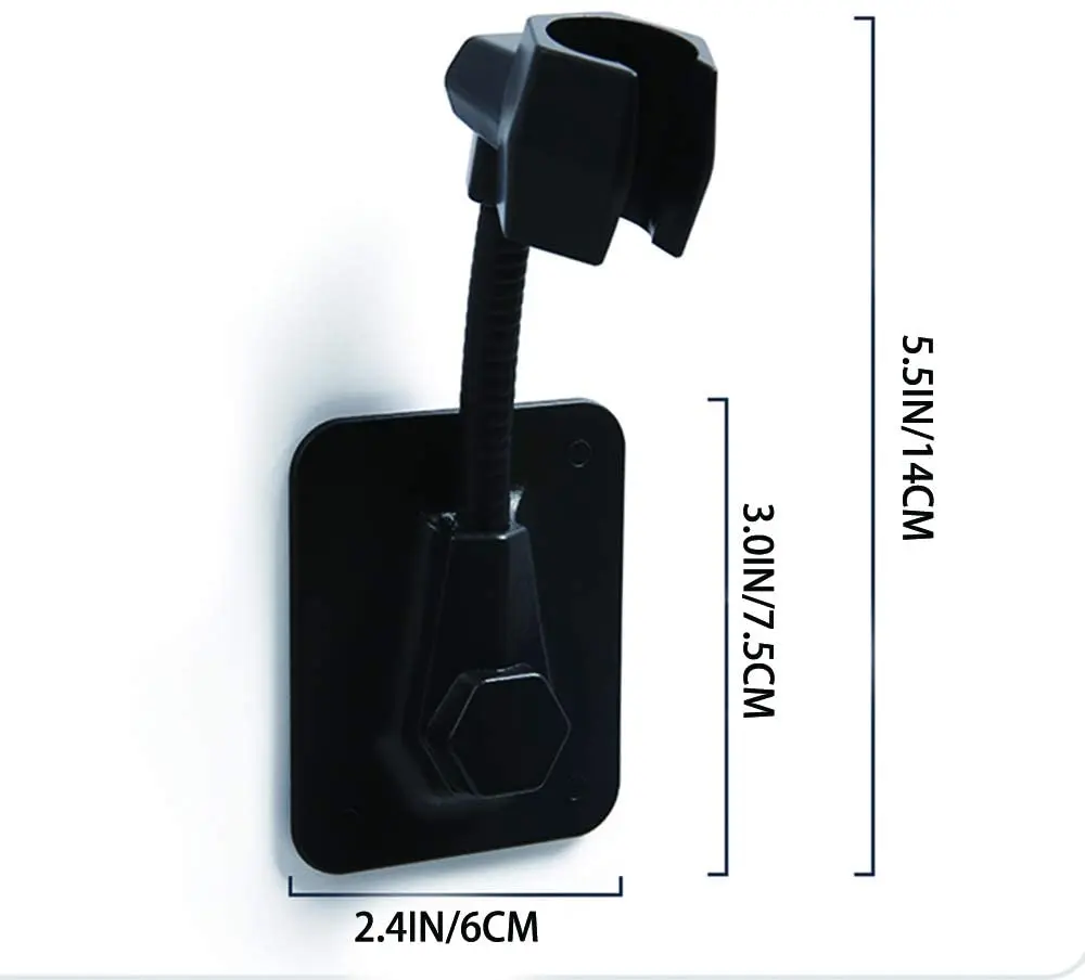 Регулируемый прочный клейкий держатель для душевой лейки гибкая Вакуумная