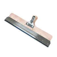 cement self leveling scraper epoxy cement mortar construction tools manual scraper rack with 3mm5mm teeth and adapter