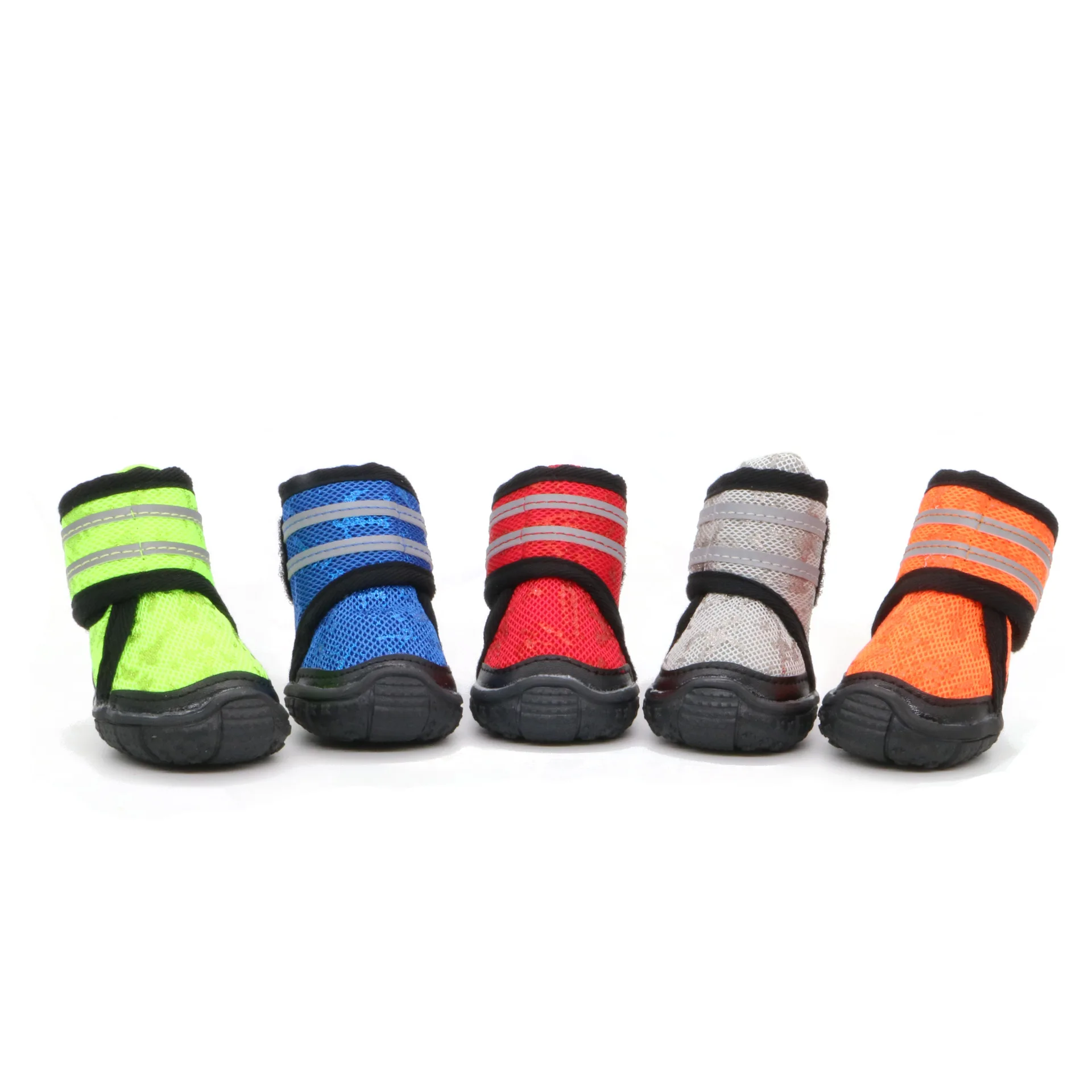 

Reflective Non-Slip Breathable Mesh Dog Shoes Small and Medium Dogs Soft Not Falling Pet Shoes