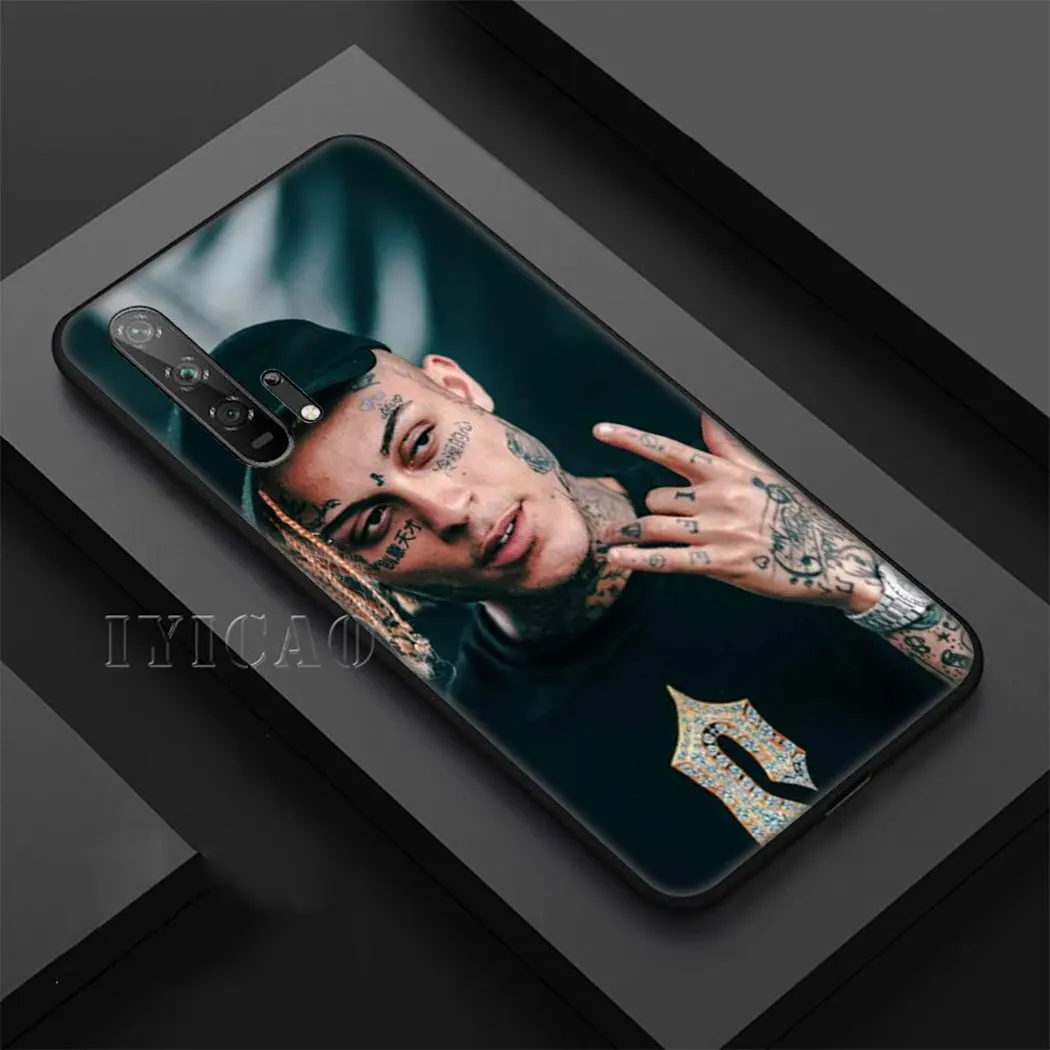 IYICAO Lil небо реперские кепки мягкий чехол для телефона Huawei Honor 9X20 Pro 7A 7C 7X8 9 10 Lite 8X 8C