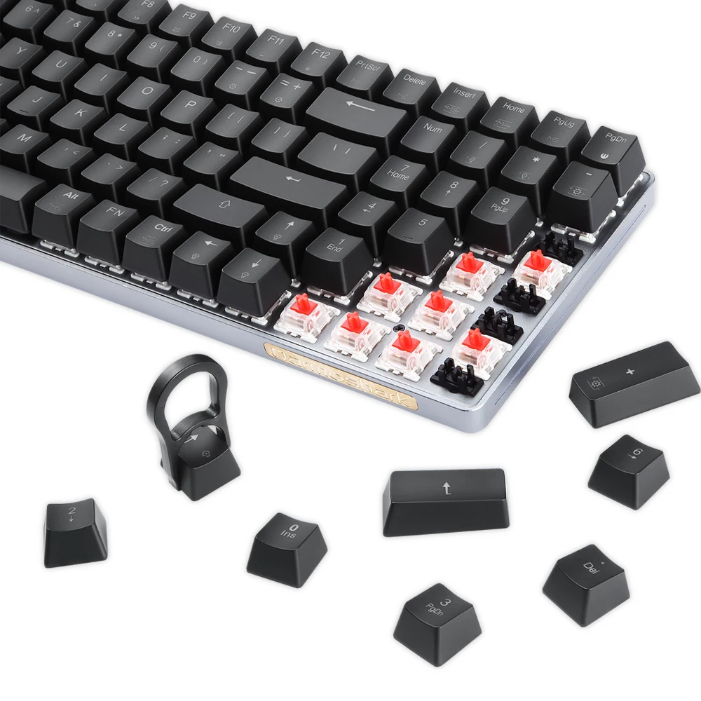 Motospeed K1 Mechanical Keyboard 100 Key Wireless Blue witch Gaming Keyboard For Computer Desktop  Gamer Russian Spanish