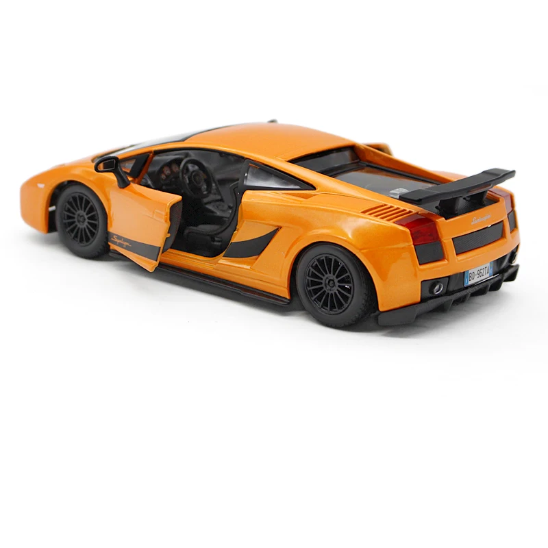 Bburago 1/24 1:24 Scale 2007 Lamborghini Gallardo Superleggera гоночный спортивный автомобиль литой Дисплей