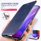 Чехол-книжка для xiaomi mi 10t pro pocox3 poco x3 x 3 redmi 9c nfc 9a note 9 s 9, кожаный