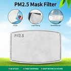PM 2,5 Маска для лица с фильтром от пыли и смога 5 слоев 95 фильтр с активированным углем маски для взрослых