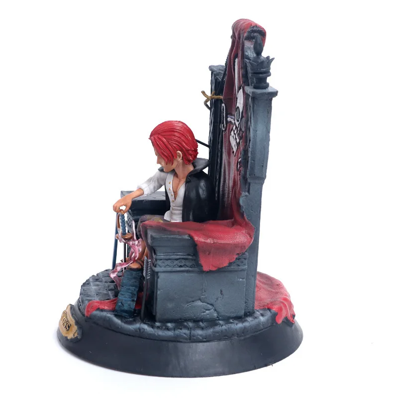 

23cm One piece Shanks throne Anime Collectible Action Figure PVC Collection Model toys brinquedos for christmas gift