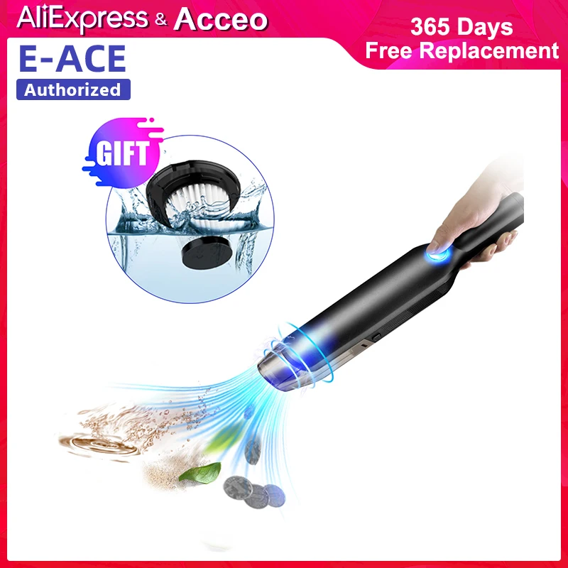 

ACCEO M11 Household & Car Vacuum Cleaner Portable Wireless Handheld With 4000Pa 5000Pa for Car & SUV & House & Computer Cleaning