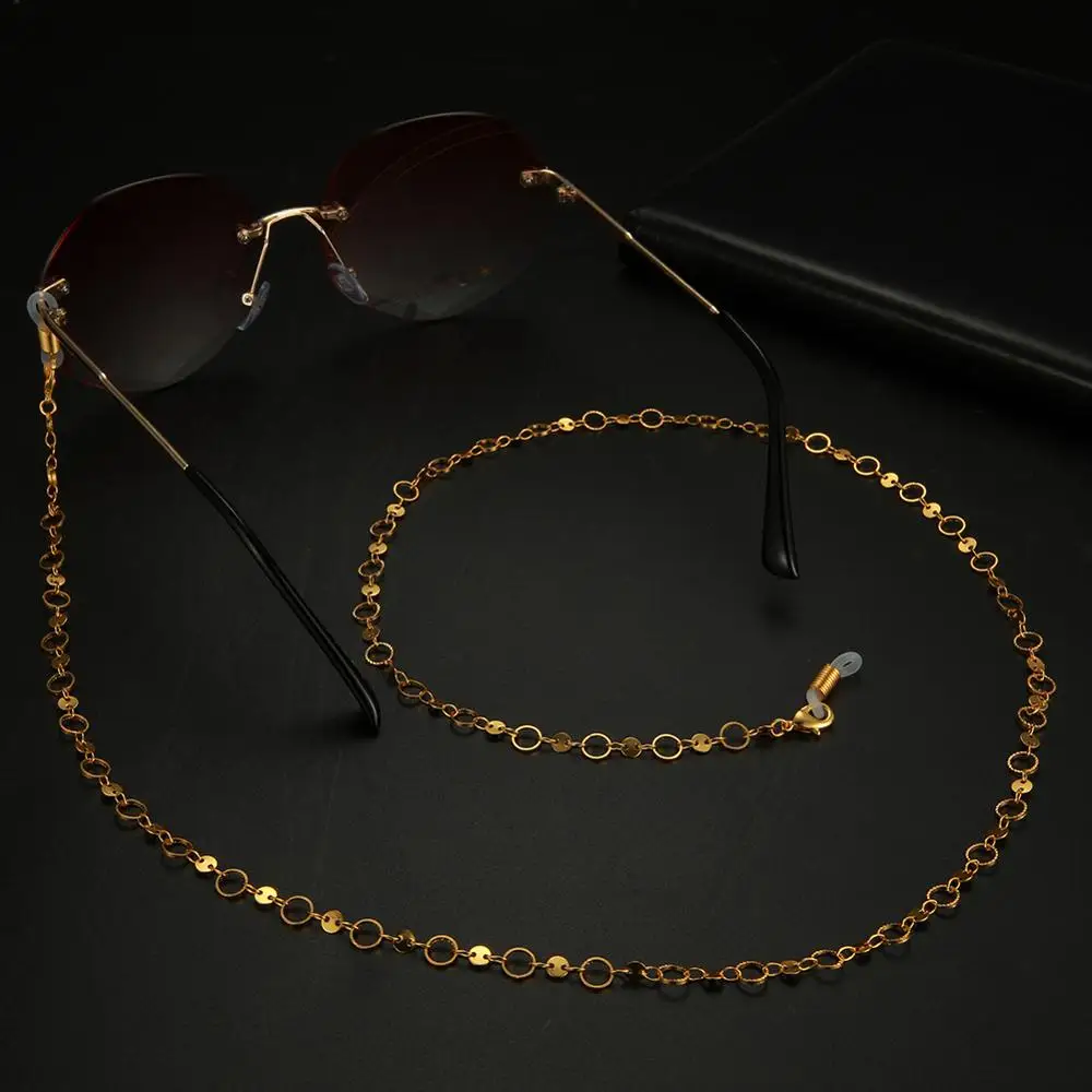 Женская позолоченная цепочка для солнцезащитных очков с позолотой |