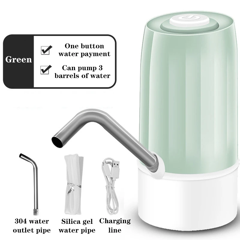 Автоматический мини-насос для питьевой воды с USB-зарядкой портативный