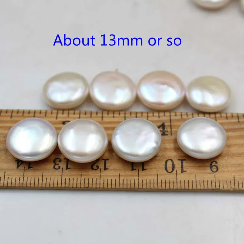 Бусины Из Натурального пресноводного жемчуга непористые круглые бусины