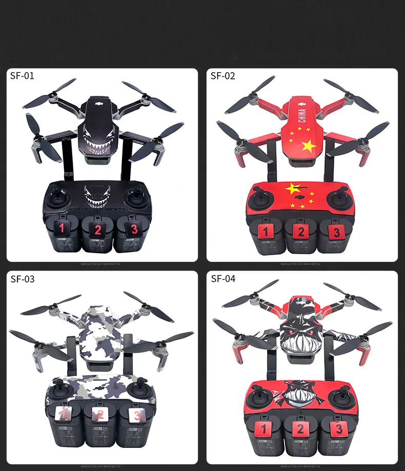 DJI Mavic Mini Royal мини-наклейка на корпус с пультом дистанционного управления все включено защитная пленка флуоресцентная Водонепроницаемая импортная бесшовная Защита от царапин