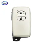 Сменный 2-кнопочный пульт дистанционного управления брелок для Toyota Land Cruiser Prado 2010-2015 с необработанным вставным ключом