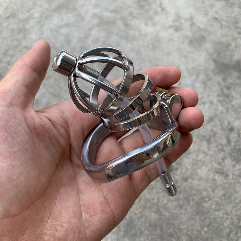 

Chastity Device Abstinence Tool Fetish Sex Penis Cages Male Chastity Devices Urethral Catheter Bondage Gear Sex Toys For Men 18+
