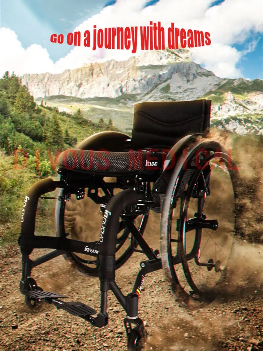 

Бесплатная доставка, высокое качество, активный спорт, 24 дюйма, Легкая Складная ручная инвалидная коляска для инвалидов