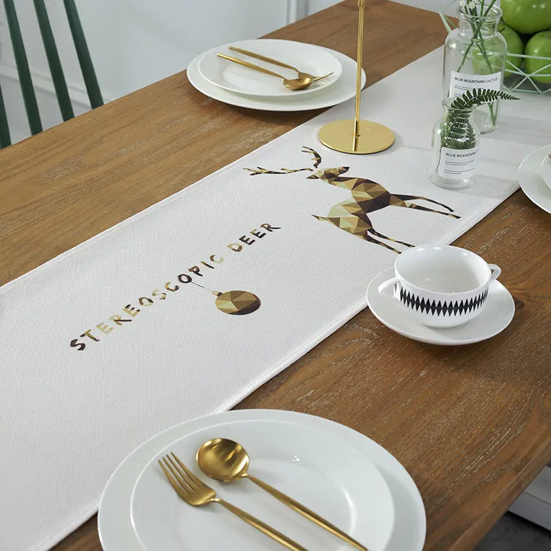 DEFU настольная дорожка модная простая Современная скатерть водонепроницаемая