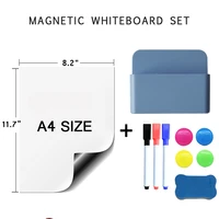a4 size soft magnetic whiteboard storage box dry erase markers teaching practice writing memo pad magnet board fridge stickers