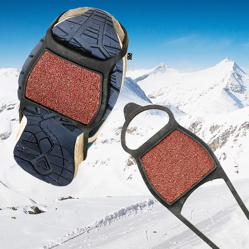 Нескользящие силиконовые захваты для обуви 2020 скобы снега спортивной обуви|Шипы