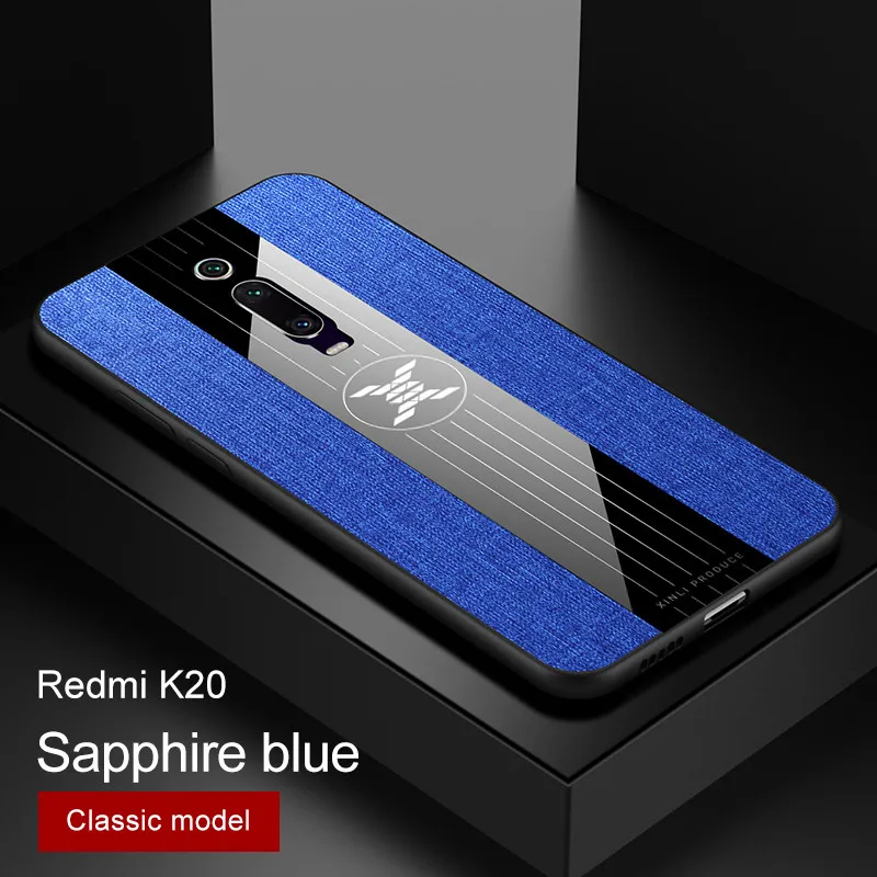 Для Xiaomi mi 9 T/mi 9T Pro Чехол магнитный держатель-кольцо для пальца мягкий кожаный из ТПУ чехол для красного mi K20 Pro Матовая силиконовая задняя крышка - Цвет: Blue(No ring)