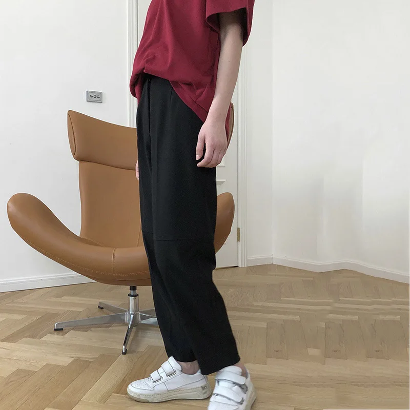 

LANMREM High Elastic Waist Trousers New Loose Fit Pants Women Fashion Tide Spring Autumn 2021