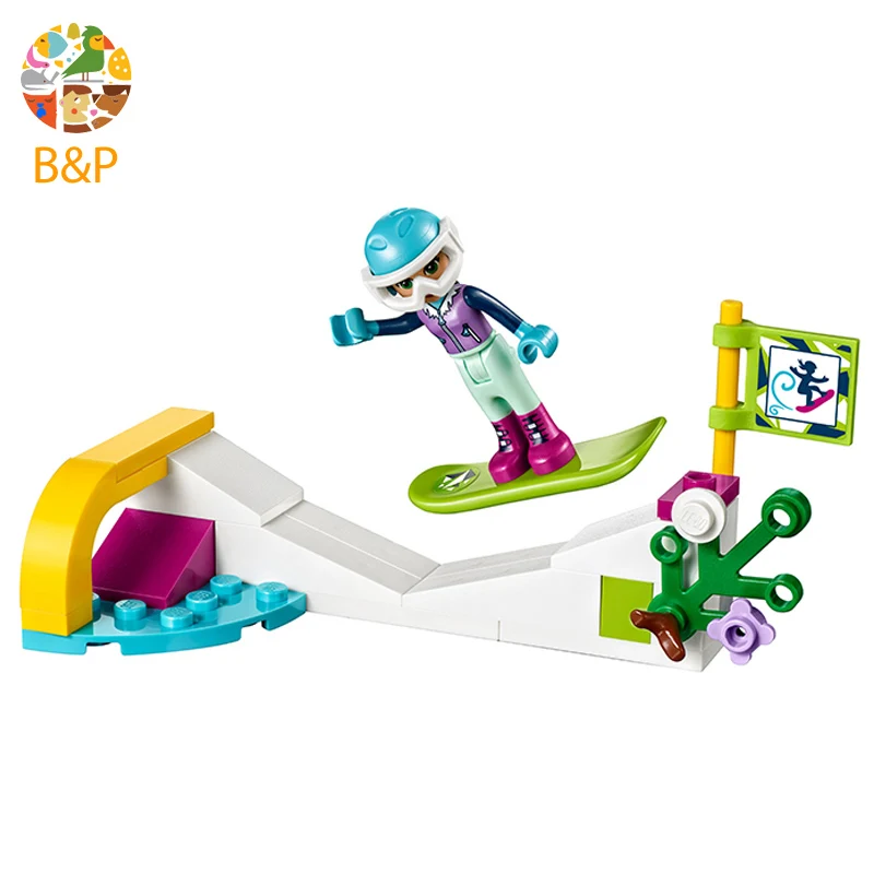 41321 144 шт. серия друзей принцесса Лыжный Отдых внедорожник строительный блок