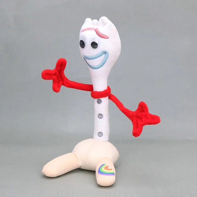 27cm story toy forky 35 см, Как приручить дракона 3, плюшевые игрушки, белый Беззубик, ночная Фурия, тефтул, штурмовик, Клык, светильник, Fury, чучело, куклы - Цвет: 27cm story toy forky