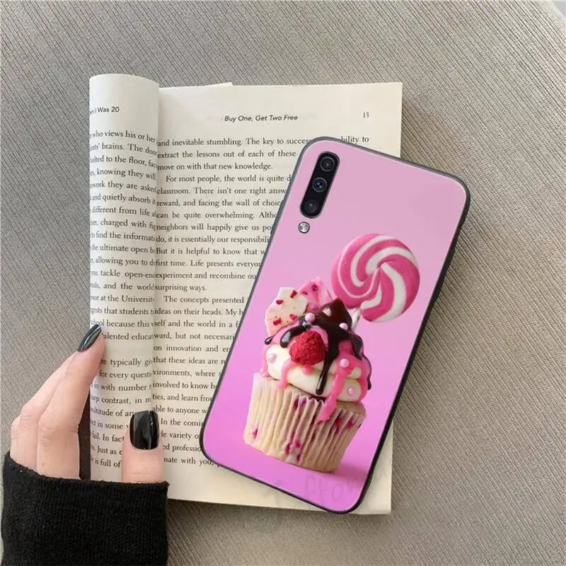 

Cupcake Colorful Cute dessert Phone Case For Samsung galaxy S 9 10 20 A 10 21 30 31 40 50 51 71 s note 20 j 4 2018 plus