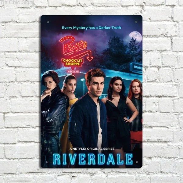 

Riverdale TV Series Metal Tin Sign Pin Up Metal Sign Wall Sign Metal Decor Wall Decor(20cmx30cm) PLY41