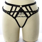 Сексуальная подвязка для чулок, кружевная портупея для БДСМ, Готическая портупея, бриллианты для нижней части, стринги