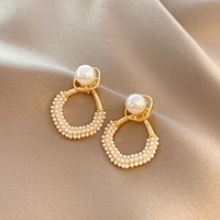 new style pearl earrings 925 silver needle fashion jewelry gifts for women lightning offers with free shipping birthday gift