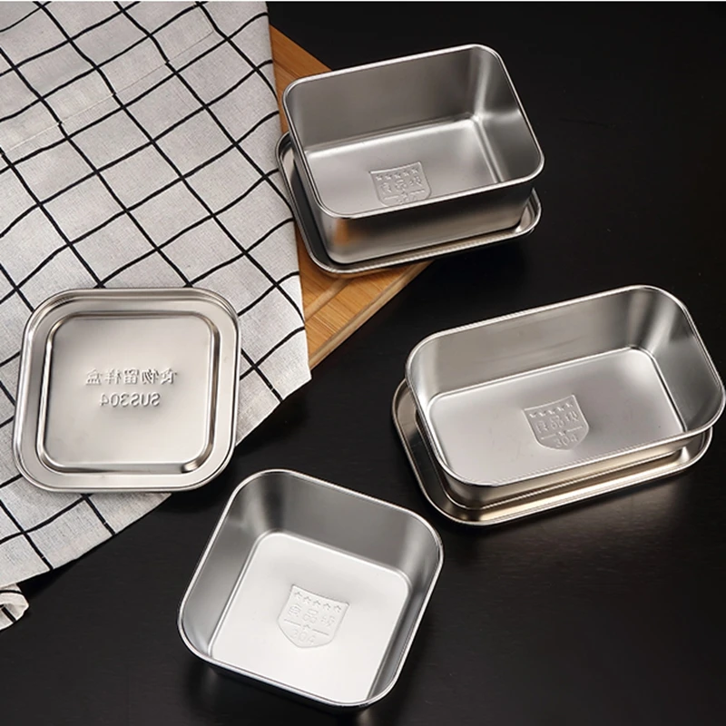 Custom Lunch Box For Kids Food Container Bento 304 Top Grade Stainless Steel Storage Thermal Metal Stock | Дом и сад