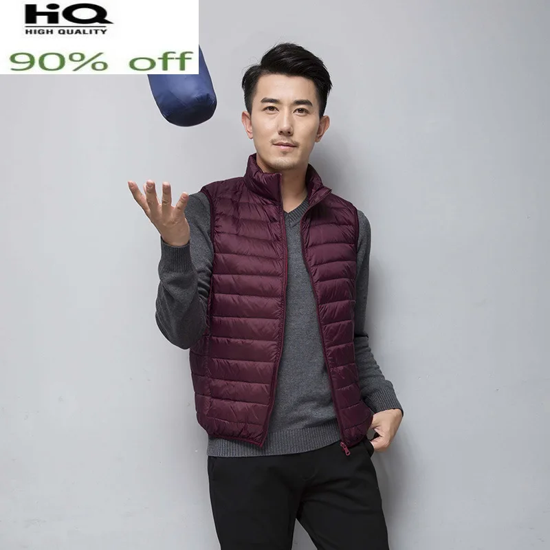 

Men's Down Jacket Male Coats Ultra Light Down Jacket Men Autumn Winter Clothes 2022 Sleeveless Casacos Masculino Pph744