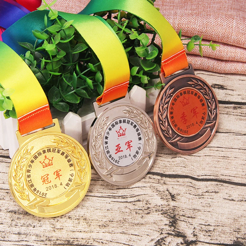 2020 Заказные гальванические медали серебряные спортивные сувениры для школы