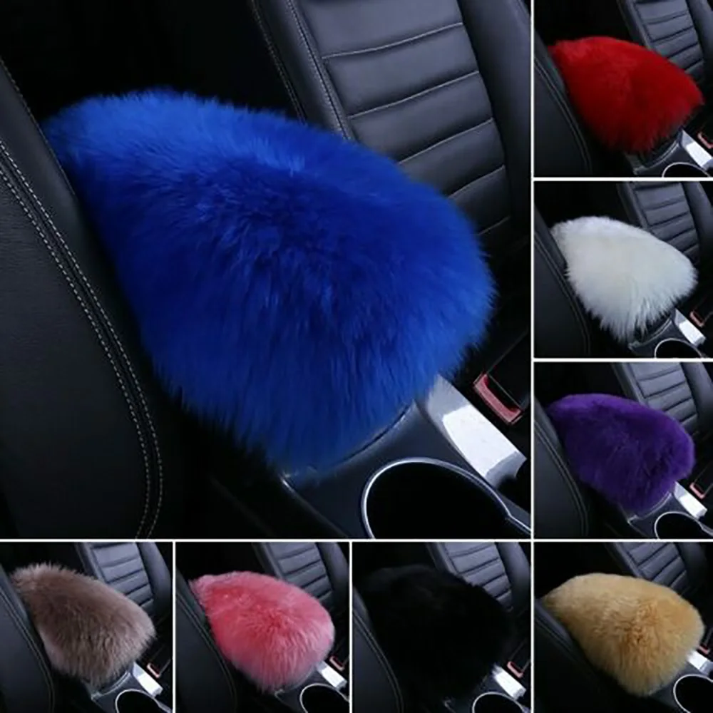 

Arm Armrest Box Cover Armrest Box Car Cover Cushion Plush Soft Winter Hot Sale