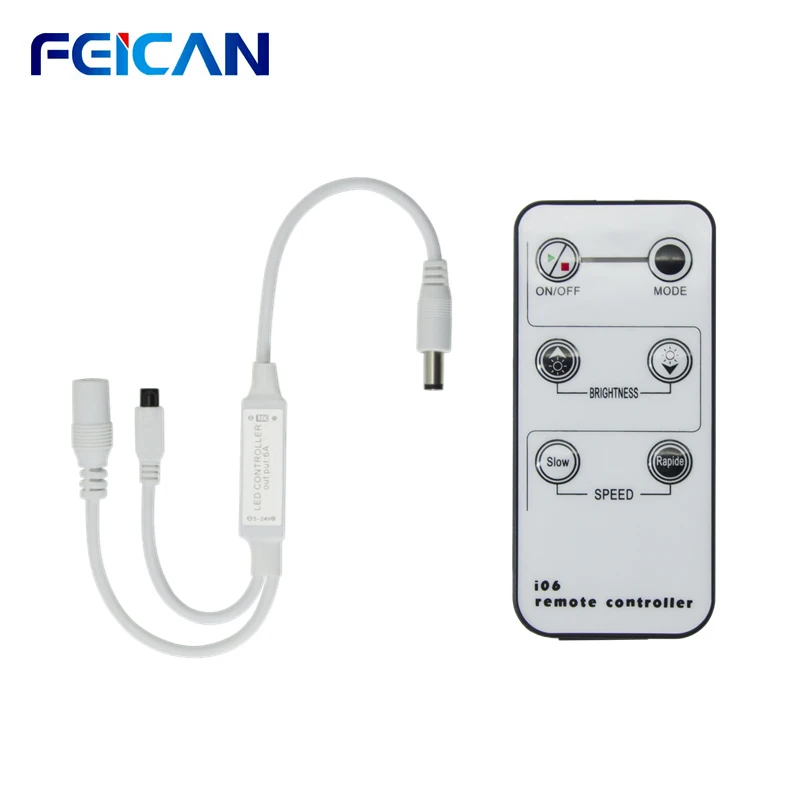 Мини пульт дистанционного управления диммер для одноцветной светодиодной