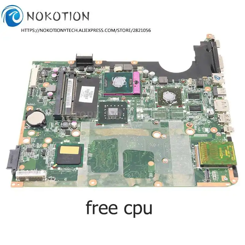 NOKOTION материнская плата для ноутбука HP Pavilion DV7 2000 Материнская 578131 001 аккумулятор