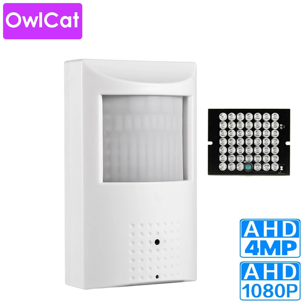 OwlCat AHD 4MP 2MP Full HD BNC камера видеонаблюдения CCTV IR 850nm 940nm объектив 3,6 мм Мини PIR коробка безопасности инфракрасная камера