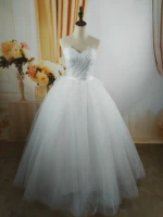 zj9080 sweetheart princess simple women beautiful beading embroidery wedding dress 2021 appliques wedding dresses elegant