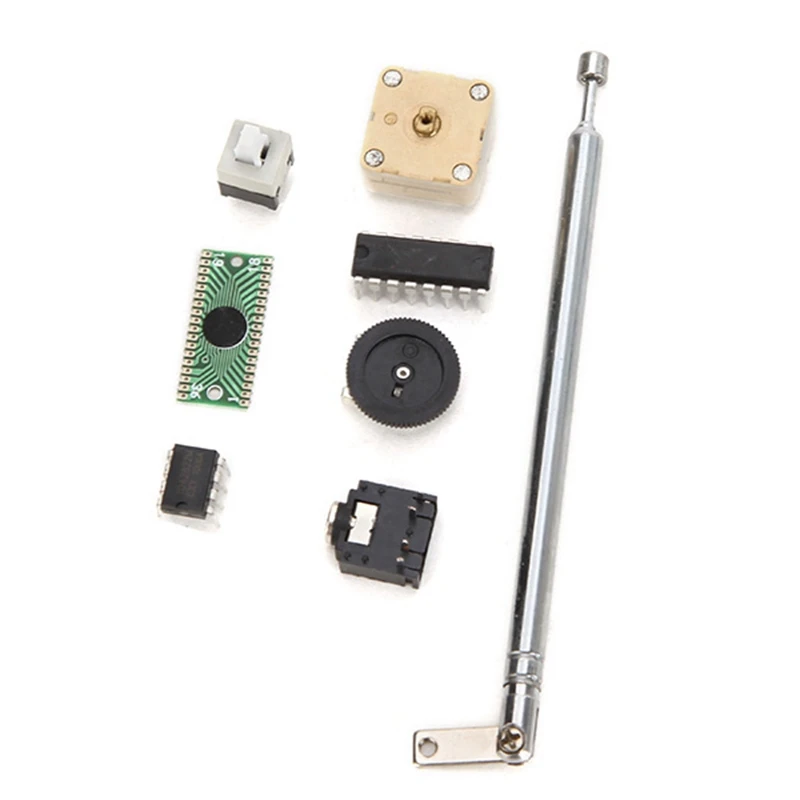DIY FM Radio Kit Electronic Learning Assemble Suite Parts for Beginner Study School Teaching Broadcast Set | Электроника