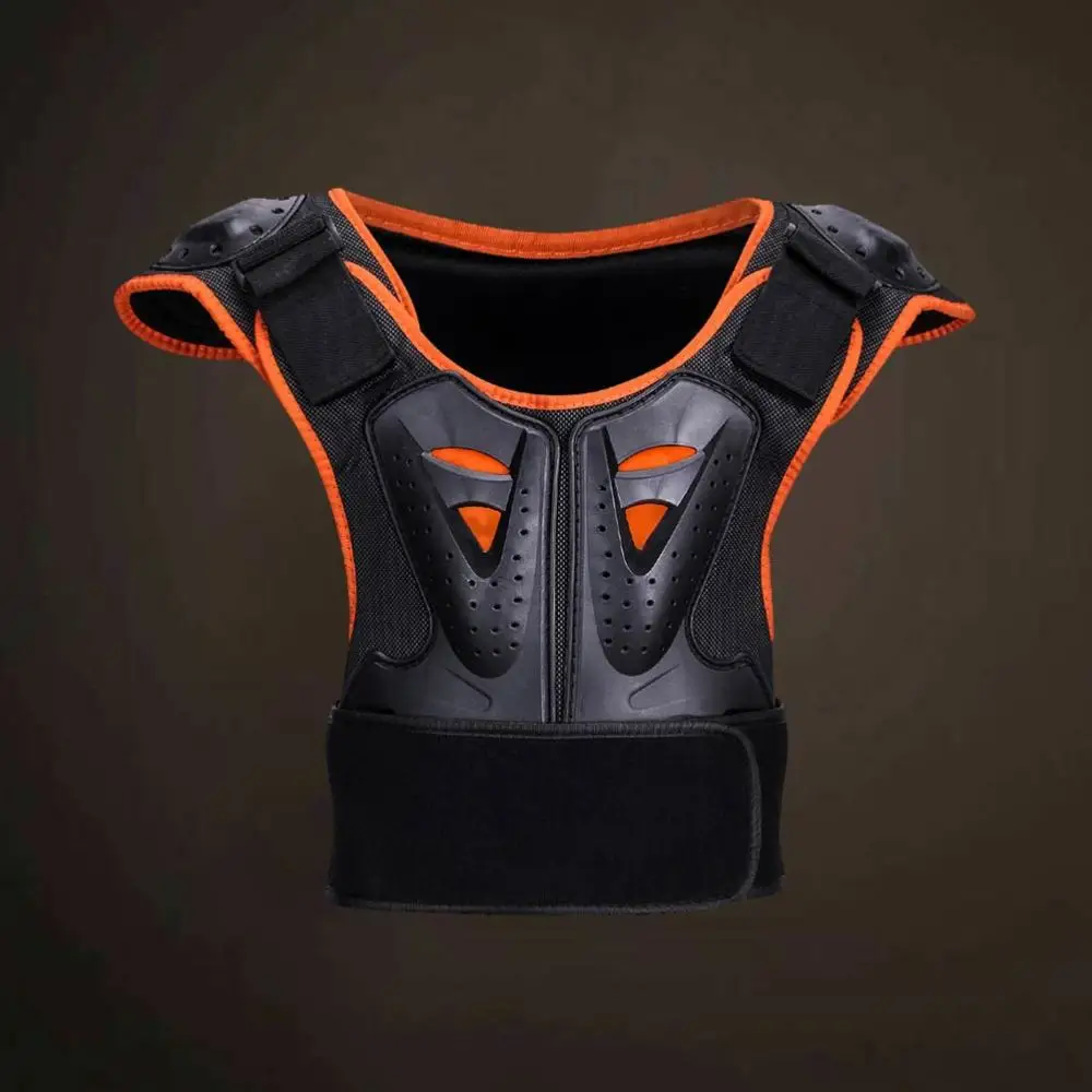 

Kid Protective Vest Outdoor Sports Protective Gear Armour Vest - Size (Black)