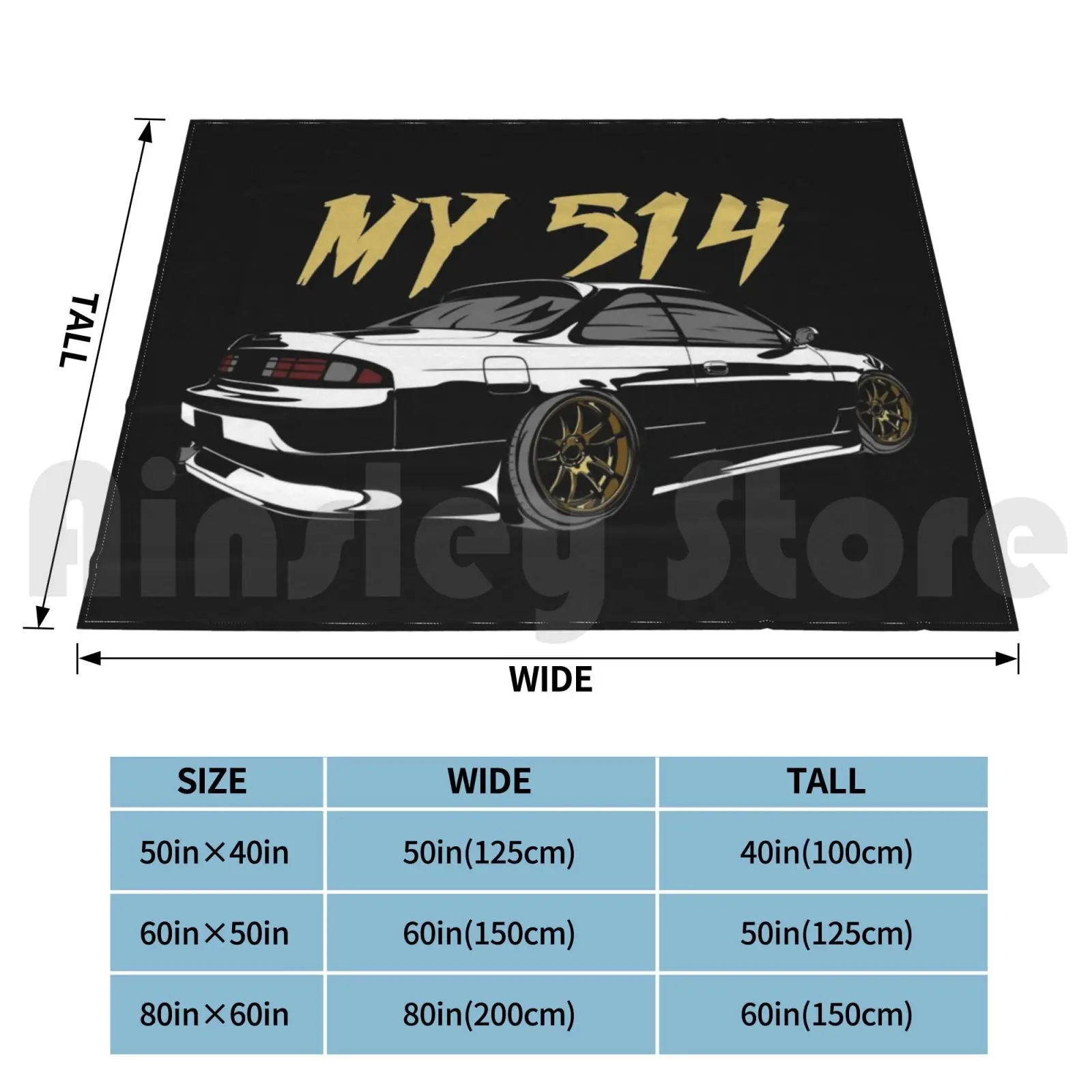 Одеяло для Nissan Silvia My S14 покрывало дивана кровати S13 S15 240sx 200sx 180sx schассис Sil80