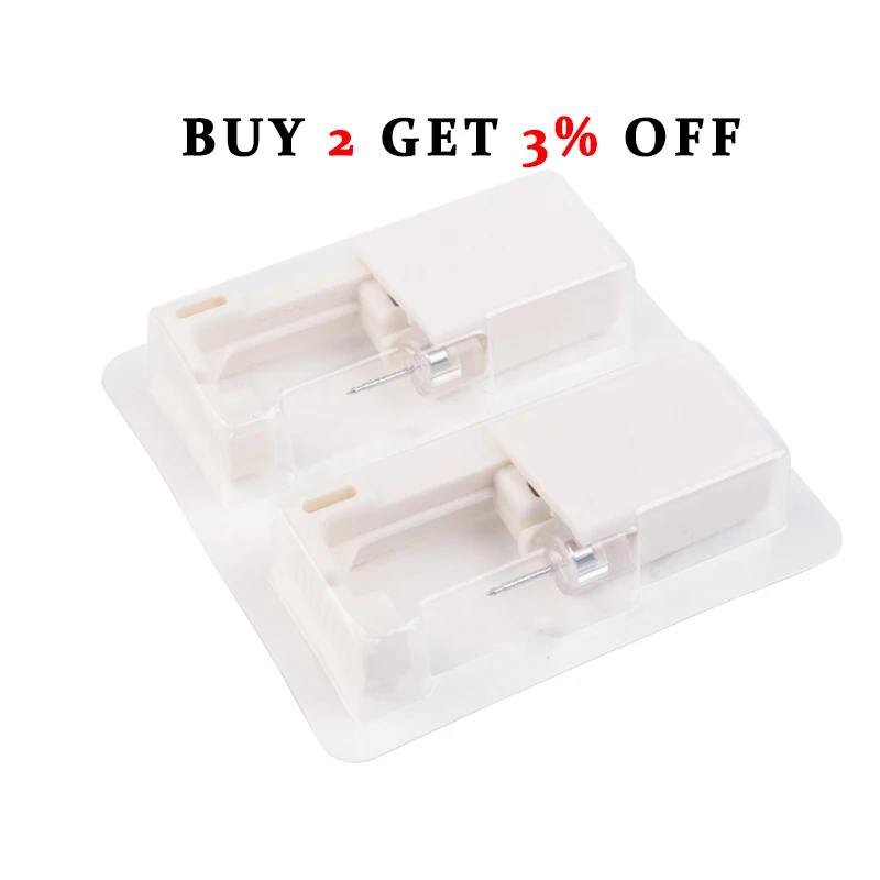 

1PC Disposable Safe Sterile Piercing Unit For Gem Nose Studs Piercing Gun Piercer Tool Machine Kit Earring Stud Body Jewelry
