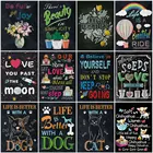 MomoArt Алмазная вышивка Доска слово картина стразы Алмазная мозаика текст вышивка крестом наборы Алмазная Живопись Мультфильм Новое поступление Украшение дома