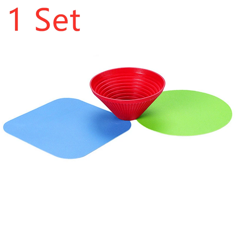 

3Pcs Multipurpose Home Silicone Jar Opener Pot Holder Anti-Skid Bottle Grip Pad Multifunctional Corkscrew Kitchen Tools