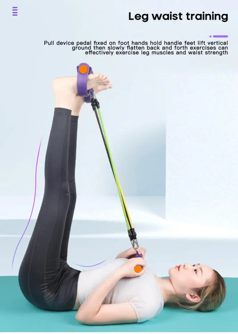 Новинка 5 трубок тренировочная веревка для фитнеса профессиональная прочная