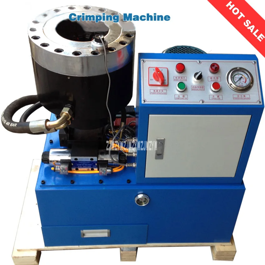 Высококачественная пресс-машинка для крепления шланга высокого давления New High Pressure Hose Buckle Press KYJ651VS + 114 мм 6 ~ 51IV мм 31,5 Мпа 380 В / 220 В (по выбору) включено.