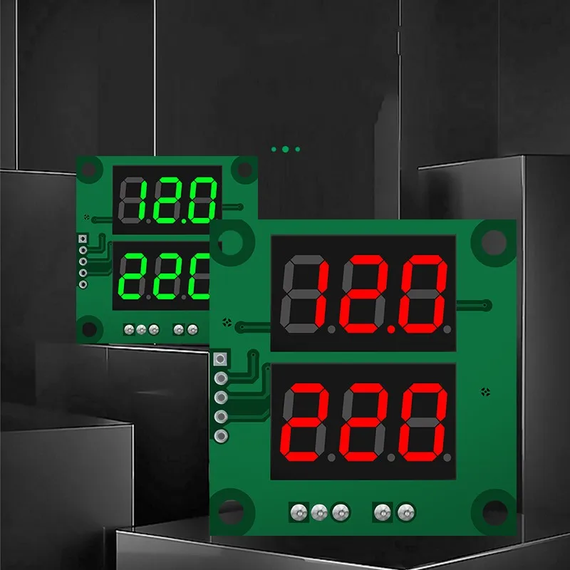 Вольтметр переменного тока AC0-300V DC DC0-100V Высокая точность цифровой дисплей с двумя