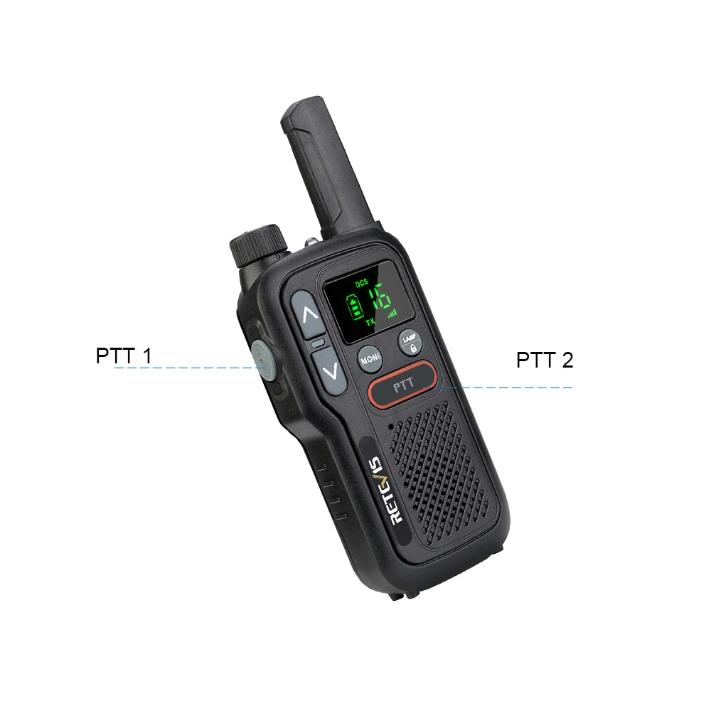 Retevis RB618 Walkie Talkie 2 pcs Dual PTT PMR Radio 446 VOX FRS Two Way Transceiver Walkie-talkies for hunting Hotel | Мобильные