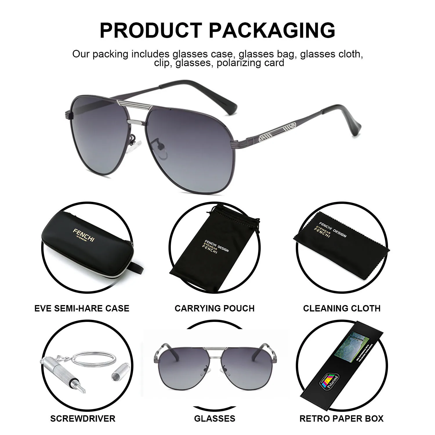 Очки ночного видения для мужчин и женщин поляризационные антибликовые желтые