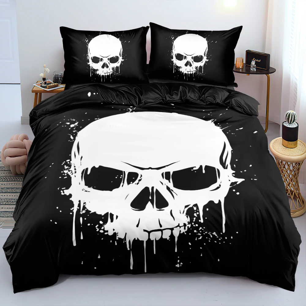 

3D Bedding Sets Duvet Comforter Covers Camel Pillow Shames Set Bedclothes Full Single Double Size Custom Design Skull Bedclothes
